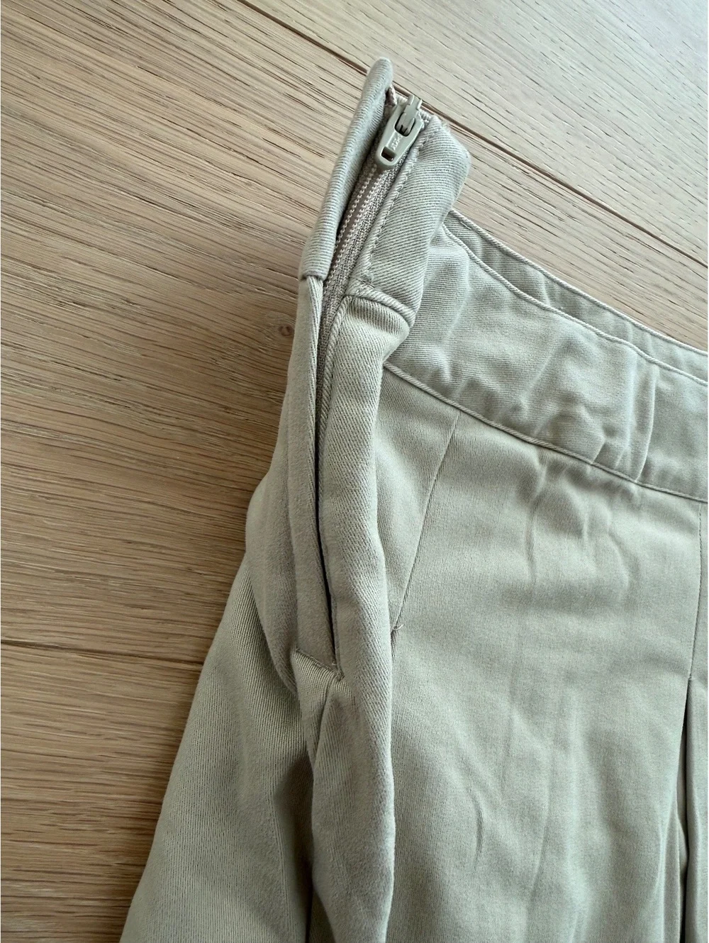 Cat & Jack Girls' Khaki School Uniform Skort Size 8 with Built-in Shorts